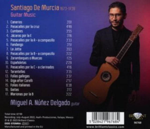 Miguel Alejandro Nunez Delgado: De Murcia: Guitar Music - CD