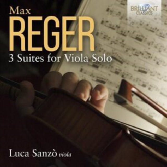 Luca Sanzo: Reger: 3 Suites For Viola Solo - CD