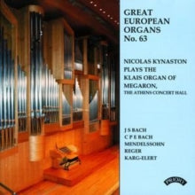 Nicolas Kynaston: Great European Organs No. 63: The Athens Concert Hall - CD