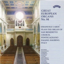 Emanuele Cardi: Great European Organs No. 84: The Organ Of San Benedetto. Pontecagnano. Faiano. Italy - CD