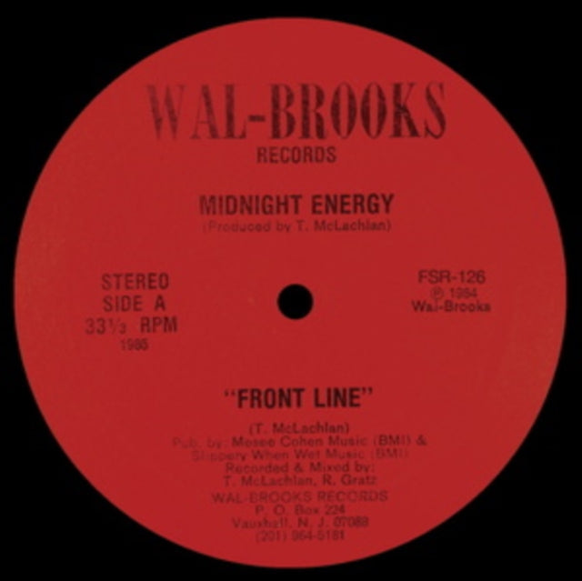 Midnight Energy: Front Line / Saving All My Love - Vinyl