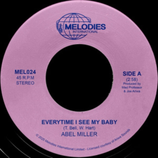 Abel Miller & Mad Professor: Every Time I See My Baby - Vinyl