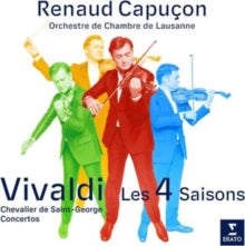 Renaud Capucon / Orchestre De Chambre De Lausanne: Vivaldi: The Four Seasons - Chevalier De Saint-George: Violin Concertos - CD