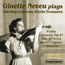 Ginette Neveu: Ginette Neveu Plays Sibelius Concerto. Suk. & Encores - CD