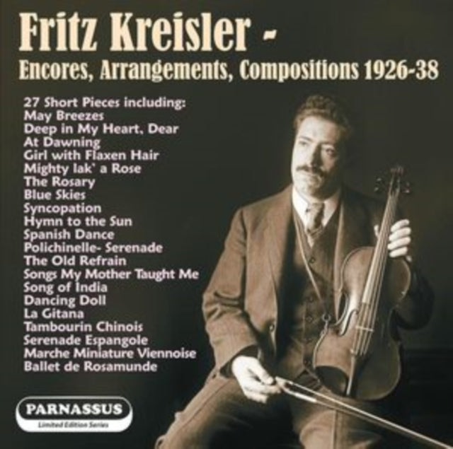 Fritz Kreisler / Arpad Sandor / Carl Lamson: Fritz Kreisler: Encores 1926-1938 - CD