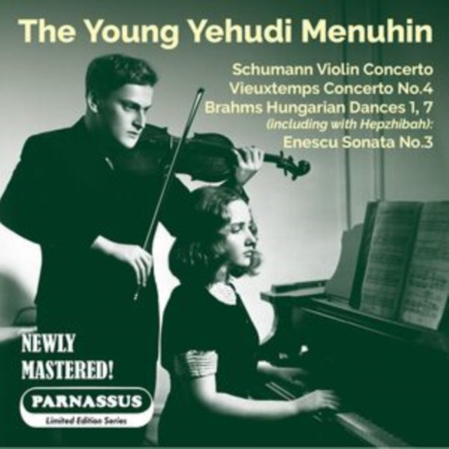 Yehudi Menuhin: The Young Yehudi Menuhin: Schumann. Vieuxtemps. Brahms. Enescu - CD
