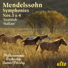 Philharmonia / Vasary: Mendelssohn Syms 3.4 Scottish / Italian - CD