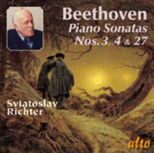 Sviatoslav Richter: Beethoven Piano Sonatas 3. 4 . 27 - CD