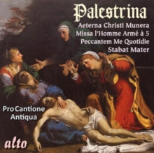 Pro Cantione Antiqua: Palestrina Missa Aeterna Christi Munera / Homme Armee A 5 / Stabat Mater / Motet - CD