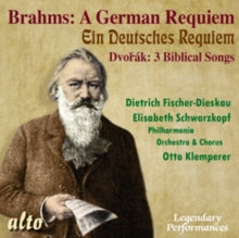 Fischer-dieskau / Klemperer / Fischer-dieskau / Demus: Brahms Deutsches Requiem / Dvorak Biblical Songs (Sel) - CD