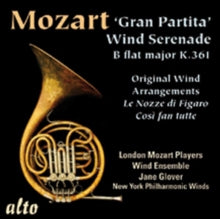 London Mozart Winds / Jane Glover / New York Phil Winds: Mozart: Wind Serenade Gran Partita K361 / Wind Arrangements From Opera - CD