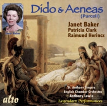 Janet Baker & Cast / Lewis (legendary): Purcell: Dido & Aeneas (Plus Bonus Arias) - CD