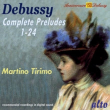 Martino Tirimo: Debussy: Complete 24 Preludes - CD