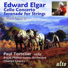 Paul Tortelier (cello) Rpo / Groves: Elgar: Cello Concerto / Serenade / Dvorak Romance / Tchaik: Rococo Vars - CD