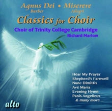 Trinity College Choir Cambridge / Marlow: Agnus Dei / Classics For Choir (Barber / Allegri / Berlioz / Mendelssohn / Franck / Faure Etc Favour - CD