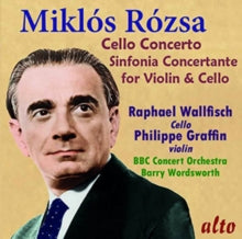 Wallfisch / Graffin / Bbc Concerto Orch: Miklos Rozsa: Cello Concerto / Sinfonia Concertante - CD