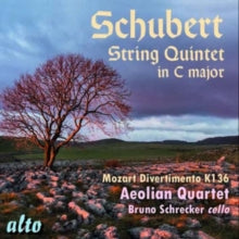 Aeolian Quartet / Bruno Schrecker (cello): Schubert: String Quintet In C Major / Mozart Divertimento Salzburg Sym - CD