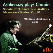 Vladimir Ashkenazy: Ashkenazy Plays Chopin (Sonata 3 / Etudes Op.10 / Barcarolle / Valses / Mazurkas - CD
