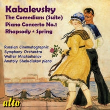Russian Cinematographic Orch / Walter Mnatsakanov: Kabalevsky The Comendians Suite / Piano Concerto / Overtures Etc - CD