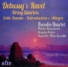 Borodin Qt / Rostropovich & Britten / Melos Ensemble: Debussy: String Quartet / Cello Sonata / Ravel: String Quartet / Intro & Allegro - CD