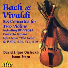 Igor & David Oistrakh. Isaac Stern: J S Bach & Vivaldi: Double Violin Concertos - CD