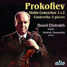 David Oistrakh / Etc / (pno Yampolsky): Prokofiev: Violin Concertos 1 & 2 / 5 Pieces From Cinderella For Violin / Pno - CD