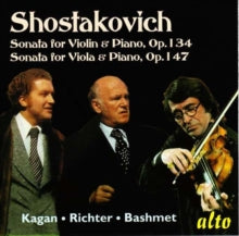 Sviatoslav Richter / Oleg Kagan / Yuri Bashmet: Shostakovich Sonatas For Violin (Kagan) & Viola (Bashmet) - CD