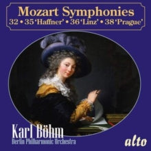 Berlin Philharmonic / Karl Bohm: Mozart Symphonies 32. 35 Haffner. 36 Linz. And 38 Prague - CD