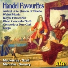 Lso / Szell / Mackerras / Menuhin / Somary: Handel Favourites: Watre & Fireworks Music / Oboe Conc 3 / Due Cori Etc - CD