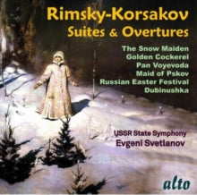 Ussr Symphony / Evgeni Svetlanov: Rimsky-Korsakov: Suites & Overtures Incl Snow Maiden. May Night. Golden Cockerel Etc Etc - CD