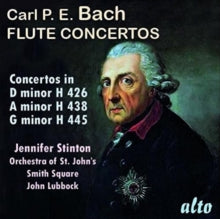 Jennifer Stinton / Orch St.johns: C P E Bach Flute Concertos - CD