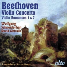 Wolfgang Schneiderhahn / D.oistrakh: Beethoven Violin Concerto / Two Romances For Violin - CD