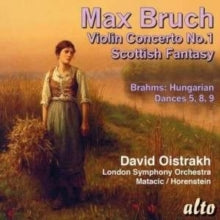 David Oistrakh / L.s.o Etc: Bruch Violin Concerto & Scottish Fantasia (Plus Brahms Hungarian Dances 5.8.9) - CD