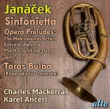 Charles Mackerras / Pro Arte Orchestra / Karel Ancerl / Czech Philharmonic Orchestra: Janacek: Sinfonietta / 4 Opera Preludes / Taras Bulba - CD