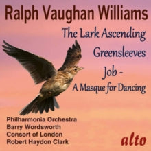 Barry Wordsworth / Philharmonia Orchestra: Vaughan Williams:The Lark Ascending Greensleeves Job (A Masque For Dancing) - CD
