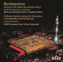 Moscow Chamber Choir / Vladimir Minin: Rachmaninov: Liturgy Of St. John Chrysostom / + Other Composers - CD