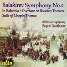 Ussr Symphony / Evgeni Svetlanov: Balakirev Symphony No.2 / Ovt Russian Themes / Bohemia / Chopin Suite - CD