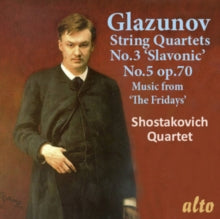 Shostakovich Quartet: Glazunov: String Quartets No.3 Slavonic. No.5. Fridays Music - CD