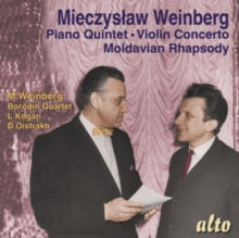 Mieczyslaw Weinberg (with) Borodin Quartet & David Oistrakh Leonid Kogan (with) Moscow P.o/kirill Ko: Mieczyslaw Weinberg (1919-96) / Piano Quintet / Moldavian Rhapsody / Violin Concerto - CD