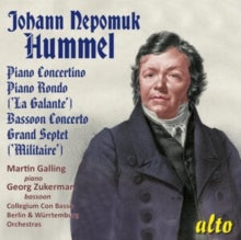 Martin Galling (pno) Georg Zukerman (bassoon) Collegium Con Basso: Johann Nepomuk Hummel Collection - CD