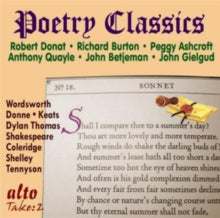 Donat / Gielgud / Quinn / Burton / Etc: Poetry Classics / Great Voices - CD
