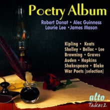 Robert Donat: The Poetry Album (32 Poems Including War Poets Selection At End) - CD