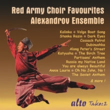 Red Army Choir / Alexandrov: Red Army Choir Favourites Incl Dark Eyes. Kalinka. Katyusha Etc - CD