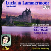 Sutherland / Cioni / Merrill Etc / Pritchard: Donizetti: Lucia Di Lammermoor (Stereo) - CD