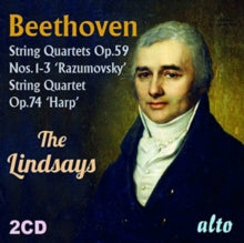 Lindsays: Beethoven: Razumovsky & Harp Quartets Op.59 (1-3) Op.74 - CD