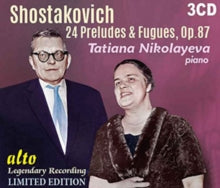 Tatiana Nikolayeva: Shostakovich 24 Preludes & Fugues - CD