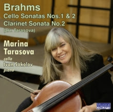 Marina Tarasova With Ivan Sokolov: Brahms Cello Sonatas 1.2 / Clarintet Son 2 (Arr.For Cello) - CD