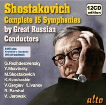 Rozhdestvensky / Mravinsky / Kondrashin / Maxim Shostakovich / Barshai / Etc: Shostakovich Complete 15 Syms + Mravinskys 10th Deluxe - CD