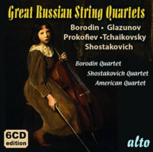 Borodin Qt / Shostakovich Qt / American Sq: Great Russian String Quartets (Borodin. Glazunov. Prokofiev. Tchaikovsky. Shostakovich) - CD