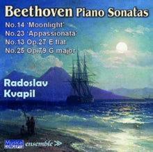 Radoslav Kvapil: Beethoven: Piano Sons Nos. 5. 8 Pathetique And No.32 (All In C Minor) - CD